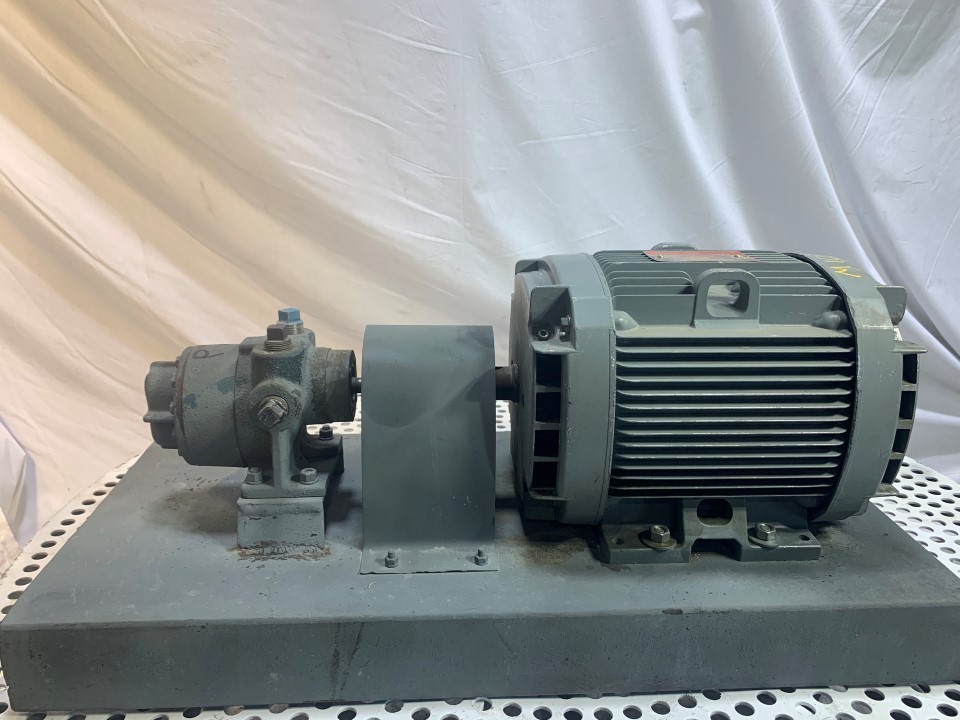 Roper Type 27 .75x.75 CS Pump with General Electric 5 HP 1155 RP
